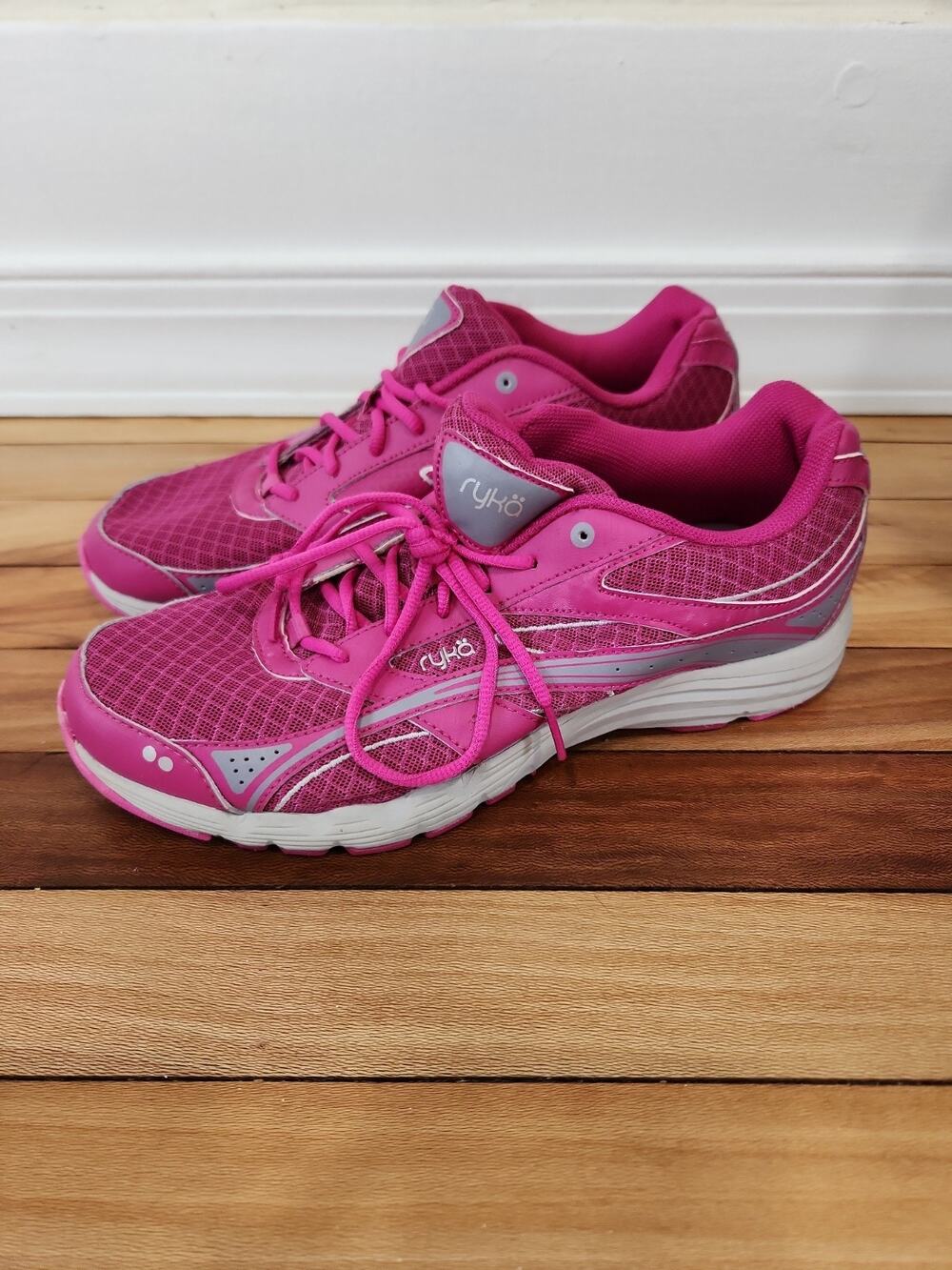 Ryka Mesh Walking Sneakers 10 Wide Pink Athletic Running